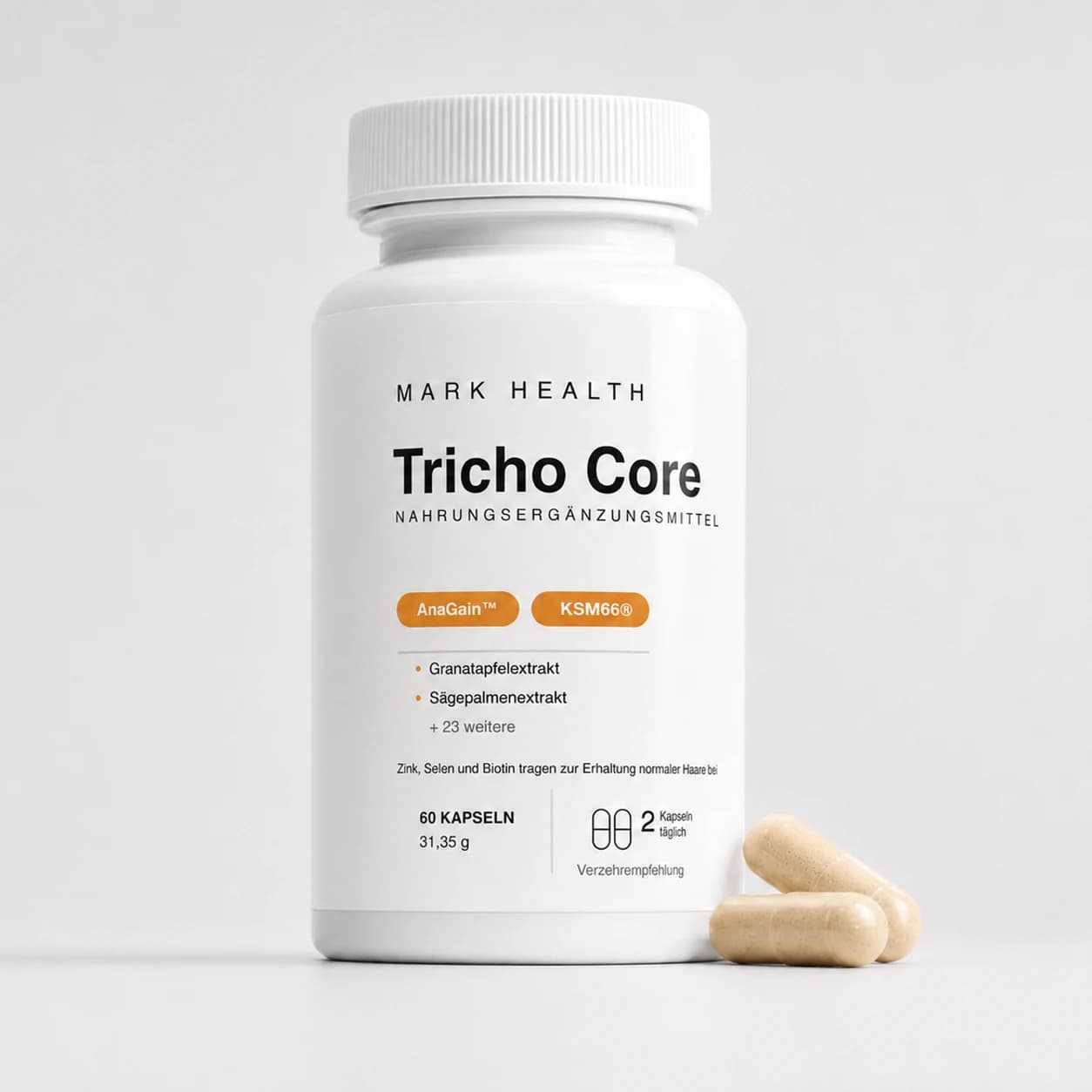 Mark Health Tricho Core — Haar-Vitamine in Kapselform